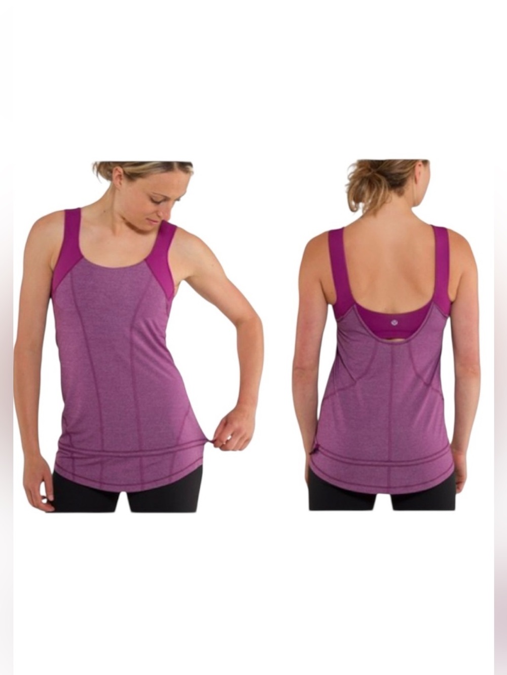 LULULEMON RUN FOR YOUR LIFE Adjustable Activewear Sporty Supportive Bra Tank Top